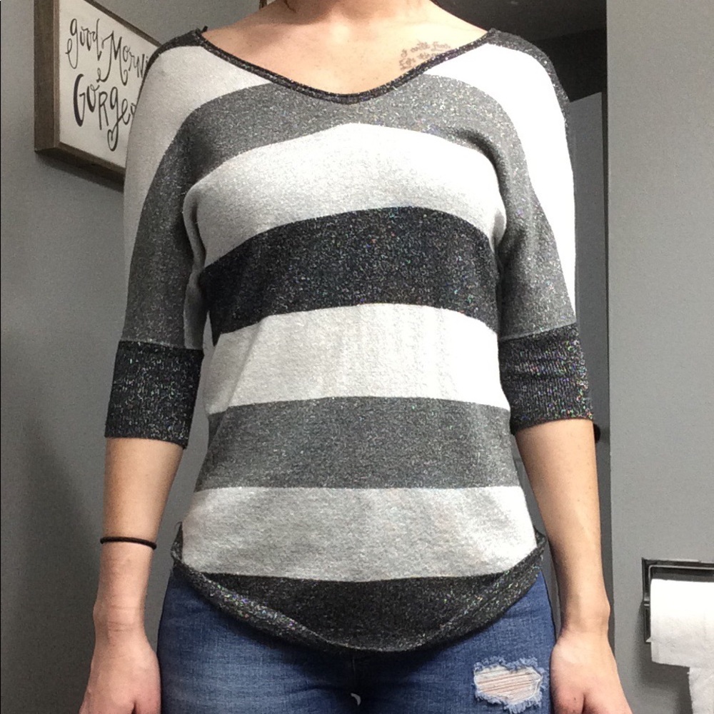 BUY 2, GET 1 FREEExpress Sweater w/ Button Up Back